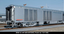 Load image into Gallery viewer, HO Brass TCY - The Coach Yard No. 1483 BNSF - Burlington Northern Santa Fe "Mt. San Antonio" Storage HEP Power Car No. 53