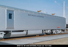 Load image into Gallery viewer, HO Brass TCY - The Coach Yard No. 1483 BNSF - Burlington Northern Santa Fe "Mt. San Antonio" Storage HEP Power Car No. 53