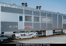 Load image into Gallery viewer, HO Brass TCY - The Coach Yard No. 1484s BNSF - Burlington Northern Santa Fe "Stampede Pass" Dormitory HEP Power Car No. 50
