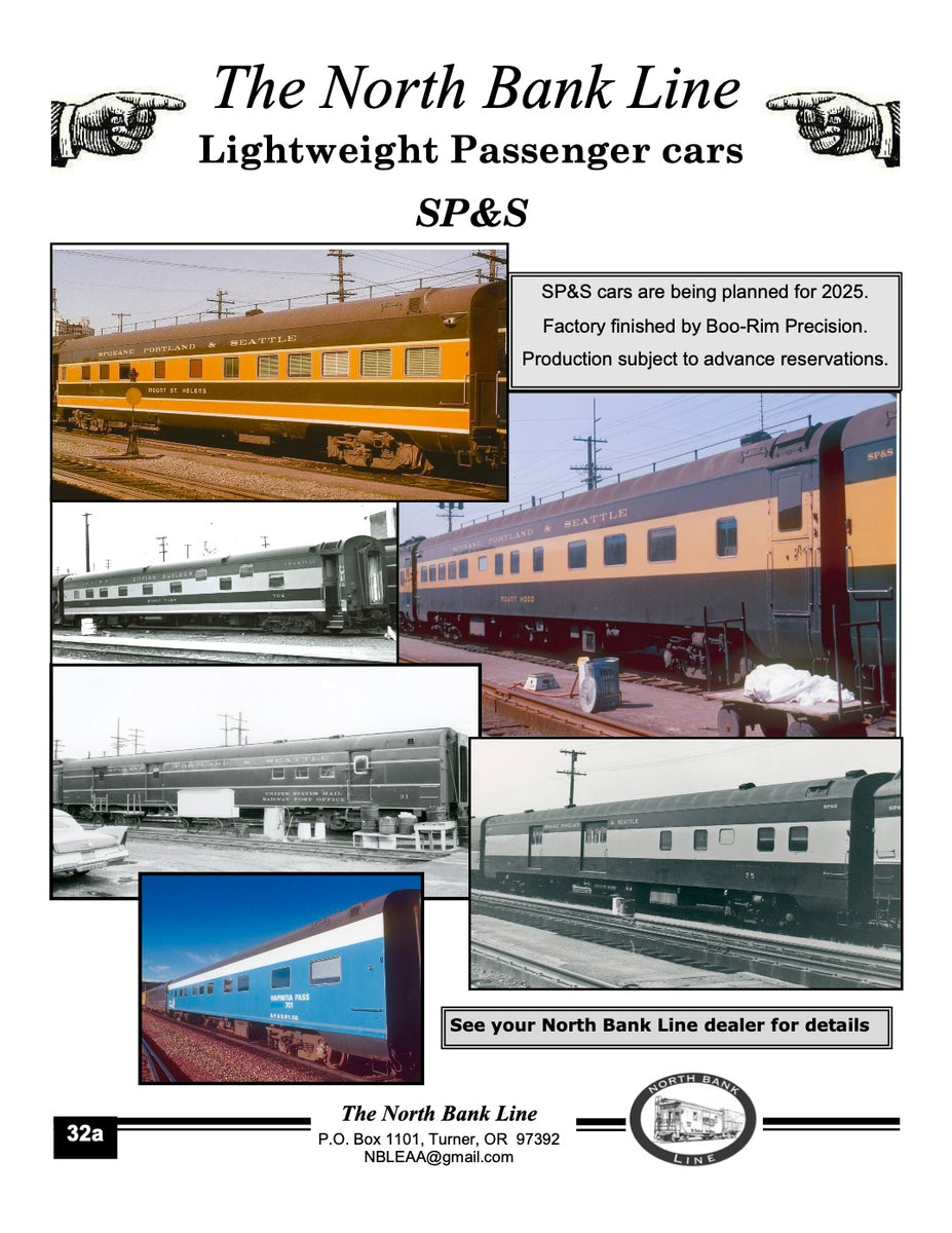 HO Brass NBL - North Bank Line Wabash City of Kansas City Plus N&W