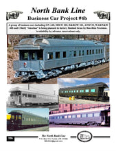 Load image into Gallery viewer, HO Brass NBL - North Bank Line Business Cars Pt. 4: Amtrak, ATSF - Santa Fe, D&RGW - Denver & Rio Grande Western, GN - Great Northern, MILW - Milwaukee Road, N&W - Norfolk & Western, PC - Penn Central, PRR - Pennsylvania Railroad, WAB - Wabash, & Others