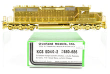 Load image into Gallery viewer, HO Brass OMI - Overland Models Inc. KCS - Kansas City Southern EMD SD-40-2 w/116" Snoot Nose