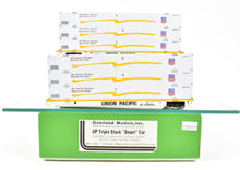 Load image into Gallery viewer, HO Brass OMI - Overland Models, Inc. CON UP - Union Pacific Triple Stack "Smart" Car painted