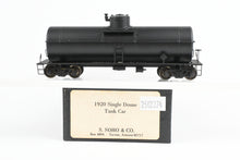 Load image into Gallery viewer, HO Brass S. Soho & Co. Various Roads 1920 Single Dome Tank Car Factory Painted Black