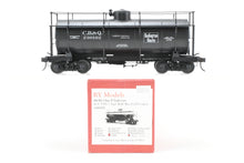 Load image into Gallery viewer, O Brass RYM - Rich Yoder Models CB&Q - Burlington Route MCBA Class II 10,000 Gallon Tank Car FP No. 230102