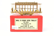 Load image into Gallery viewer, HO Brass MTS Imports Brill 10 Bench Open Trolley