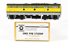 Load image into Gallery viewer, HO Brass Oriental Limited D&RGW - Rio Grande EMD F9B 1750 HP FP Rio Grande Aspen Yellow/Black Stripe/Silver No Lettering