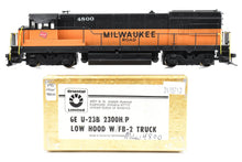 Load image into Gallery viewer, HO Brass Oriental Limited Milw- Milwaukee Road GE U-23B 2300 HP Low Hood With FB-2 Trucks CP #4800