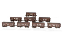 Load image into Gallery viewer, HO MDC Roundhouse SP – Southern Pacific 26’ Highside Ore Car 8-Car Set Custom Built, Detailed, and Painted in REBOXX