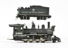 Load image into Gallery viewer, HOn3 Brass NJ Custom Brass D&RGW - Denver & Rio Grande Western C-21 2-8-0 #360 Custom Painted
