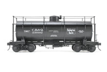 Load image into Gallery viewer, O Brass RYM - Rich Yoder Models CB&Q - Burlington Route MCBA Class II 10,000 Gallon Tank Car FP No. 230102