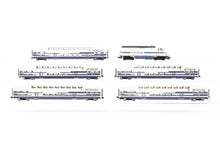 Load image into Gallery viewer, N Athearn Metrolink EMD F59PHI, Three Bombardier Coaches, and Two Control Cars Factory Painted NO BOX