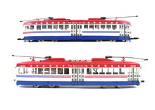 Load image into Gallery viewer, HO Brass Suydam PE - Pacific Electric Double End PCC Car Pair Custom Painted Bicentennial