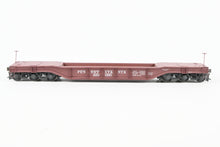 Load image into Gallery viewer, O Brass Alco Models PRR - Pennsylvania Railroad F33 Greenville Well Flat Custom Painted & Weathered No. 470095