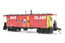 Load image into Gallery viewer, HO Brass CON OMI - Overland Models, Inc. CRI&P - Rock Island Bay-Window Caboose F/P #17200 Light Weathering
