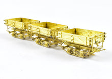 Load image into Gallery viewer, HOn3 Brass PSC - Precision Scale Co. RGS - West Side lumber Co. PC&F Side Dump Ballast Car Set of 3