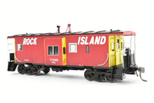Load image into Gallery viewer, HO Brass CON OMI - Overland Models, Inc. CRI&P - Rock Island Bay-Window Caboose F/P #17200 Light Weathering