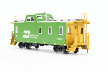 Load image into Gallery viewer, HO Brass OMI - Overland Models, Inc. GN - Great Northern Slanted Cupola Caboose CP as BN - Burlington Northern No. 10390 REBOXX