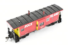 Load image into Gallery viewer, HO Brass CON OMI - Overland Models, Inc. CRI&P - Rock Island Bay-Window Caboose F/P #17200 Light Weathering
