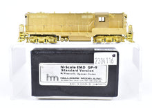 Load image into Gallery viewer, N Brass Hallmark Models Various Roads EMD GP-9 Standard Version