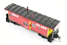 Load image into Gallery viewer, HO Brass CON OMI - Overland Models, Inc. CRI&P - Rock Island Bay-Window Caboose F/P #17200 Light Weathering