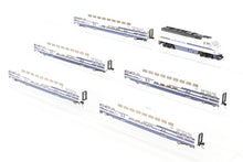 Load image into Gallery viewer, N Athearn Metrolink EMD F59PHI, Three Bombardier Coaches, and Two Control Cars Factory Painted NO BOX