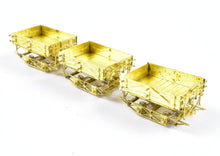Load image into Gallery viewer, HOn3 Brass PSC - Precision Scale Co. RGS - West Side lumber Co. PC&F Side Dump Ballast Car Set of 3