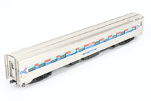 Load image into Gallery viewer, HO Brass Cascade Models Amtrak Ex. AT&SF - Santa Fe Budd Pine Series 10RMT-6DBR Sleeper w/o Skirt Pro-Painted “Pine Arroyo"