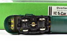 Load image into Gallery viewer, HO Brass CON OMI - Overland Models, Inc. IC - Illinois Central Pullman Standard/Winton "Green Diamond" 5-Car Articulated Train Factory Painted