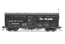 Load image into Gallery viewer, HOn3 Blackstone Models D&RGW - Denver & Rio Grande Western 30' Stock Car Flying Grande No. 5586