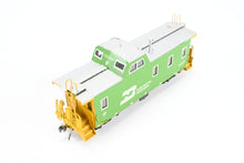 Load image into Gallery viewer, HO Brass OMI - Overland Models, Inc. GN - Great Northern Slanted Cupola Caboose CP as BN - Burlington Northern No. 10390 REBOXX