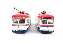 Load image into Gallery viewer, HO Brass Suydam PE - Pacific Electric Double End PCC Car Pair Custom Painted Bicentennial