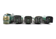 Load image into Gallery viewer, HO Brass CON OMI - Overland Models, Inc. IC - Illinois Central Pullman Standard/Winton "Green Diamond" 5-Car Articulated Train Factory Painted