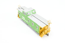 Load image into Gallery viewer, HO Brass OMI - Overland Models, Inc. GN - Great Northern Slanted Cupola Caboose CP as BN - Burlington Northern No. 10390 REBOXX