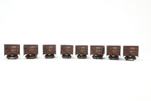 Load image into Gallery viewer, HO MDC Roundhouse SP – Southern Pacific 26’ Highside Ore Car 8-Car Set Custom Built, Detailed, and Painted in REBOXX