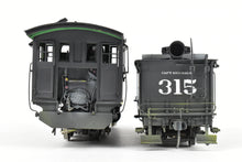 Load image into Gallery viewer, On3 Brass OMI - Overland Models D&RGW - Denver & Rio Grande Western C-18 2-8-0 #315 Switching CP and Weathered 1940's Appearance