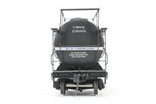 Load image into Gallery viewer, O Brass RYM - Rich Yoder Models CB&Q - Burlington Route MCBA Class II 10,000 Gallon Tank Car FP No. 230102