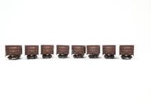 Load image into Gallery viewer, HO MDC Roundhouse SP – Southern Pacific 26’ Highside Ore Car 8-Car Set Custom Built, Detailed, and Painted in REBOXX