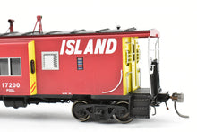 Load image into Gallery viewer, HO Brass CON OMI - Overland Models, Inc. CRI&P - Rock Island Bay-Window Caboose F/P #17200 Light Weathering