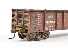 Load image into Gallery viewer, HO Brass Pecos River Brass MP - Missouri Pacific Greenville 70-Ton Gondola Pro-Painted & Weathered