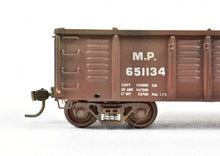 Load image into Gallery viewer, HO Brass Pecos River Brass MP - Missouri Pacific Greenville 70-Ton Gondola Pro-Painted & Weathered