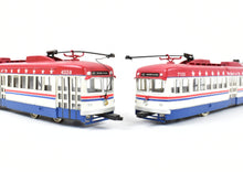 Load image into Gallery viewer, HO Brass Suydam PE - Pacific Electric Double End PCC Car Pair Custom Painted Bicentennial