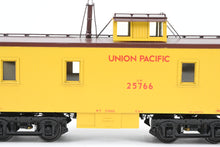 Load image into Gallery viewer, O Brass Sunset Models Third Rail UP - Union Pacific CA-1 Wood Caboose FP in Yellow/Brown No. 25766