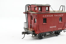 Load image into Gallery viewer, O Wood UNKNOWN LV – Lehigh Valley Wood Bobber Caboose Custom Built and Painted