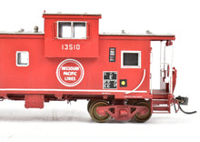 Load image into Gallery viewer, HO Brass OMI - Overland Models, Inc. MP - Missouri Pacific Bay Window Caboose With Small Side Window Custom Painted