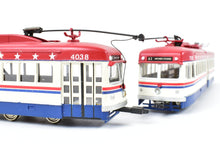 Load image into Gallery viewer, HO Brass Suydam PE - Pacific Electric Double End PCC Car Pair Custom Painted Bicentennial