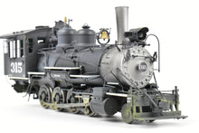 Load image into Gallery viewer, On3 Brass OMI - Overland Models D&RGW - Denver & Rio Grande Western C-18 2-8-0 #315 Switching CP and Weathered 1940's Appearance