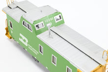 Load image into Gallery viewer, HO Brass OMI - Overland Models, Inc. GN - Great Northern Slanted Cupola Caboose CP as BN - Burlington Northern No. 10390 REBOXX