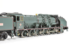 Load image into Gallery viewer, HO Brass CON Micro-Metakit SNCF 2-12-0 Heavy Freight Class 160-A FP Green
