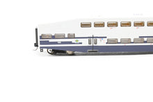 Load image into Gallery viewer, N Athearn Metrolink EMD F59PHI, Three Bombardier Coaches, and Two Control Cars Factory Painted NO BOX